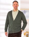 Merino Cardigan  Mens