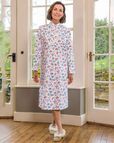 Daniella Floral Long Sleeve Cotton Nightdress