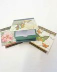 3 Piece Butterfly and Flower Memo Box Set