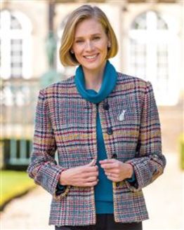 Thorney Wool Blend Ladies Tweed Jacket