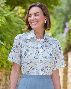 Adrienne Tana Lawn® Short Sleeve Blouse