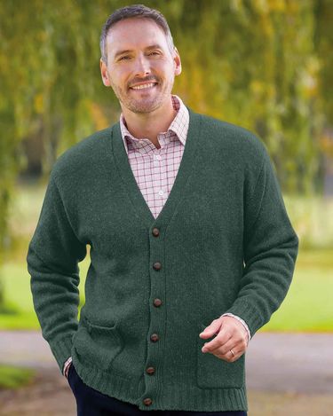 Shetland Cardigan  Mens