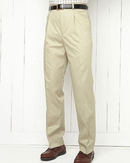 Lightweight Cotton Trousers From James Meade in Beige.