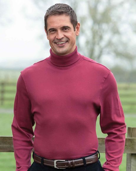 Pure Cotton Polo Neck