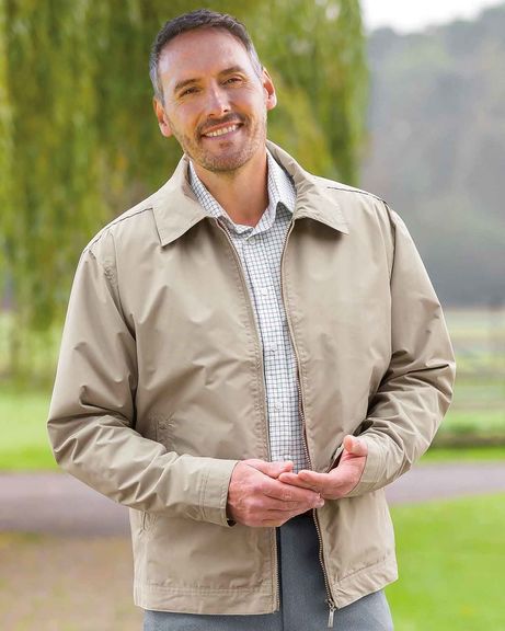 Birkdale Zip Up Mens Harrington Jacket