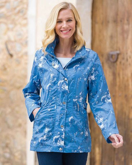 Alisa Floral Showerproof Coat