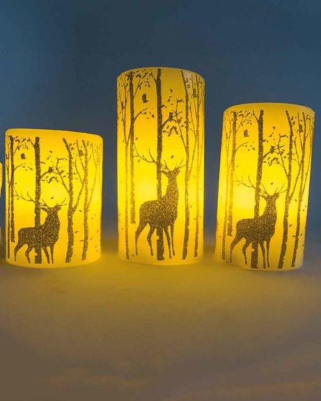 Woodland Scene Candle Set