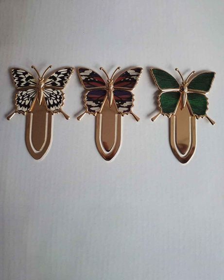 3 Piece Butterfly Bookmark Set