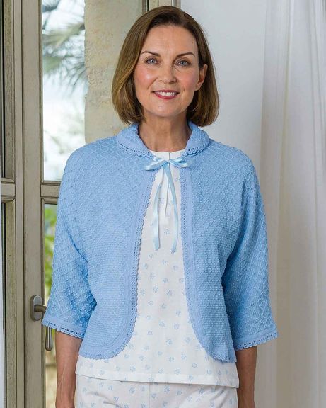 Slenderella Knitted Bed Jacket