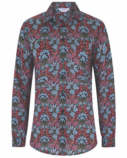 Carly Liberty Print Tana Lawn Blouse From James Meade