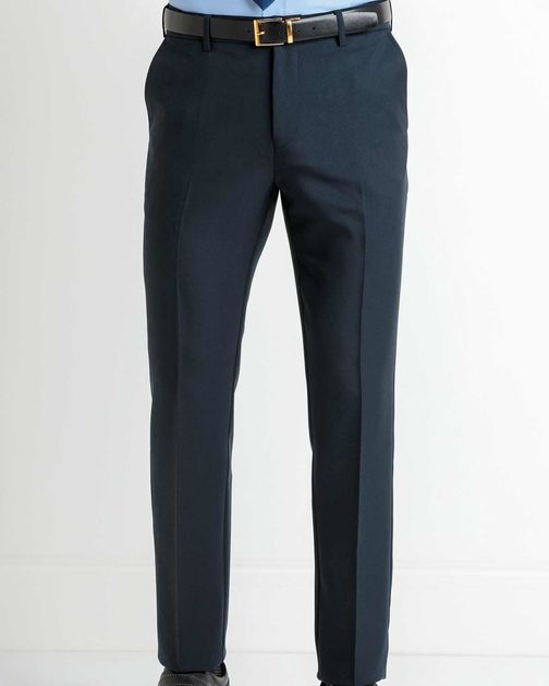 Mens Farah Flexi Waist Trousers. Concealed stretch waistband