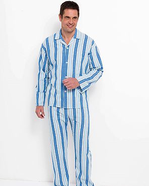 Plain Cotton Pyjamas Cord Tie Waist